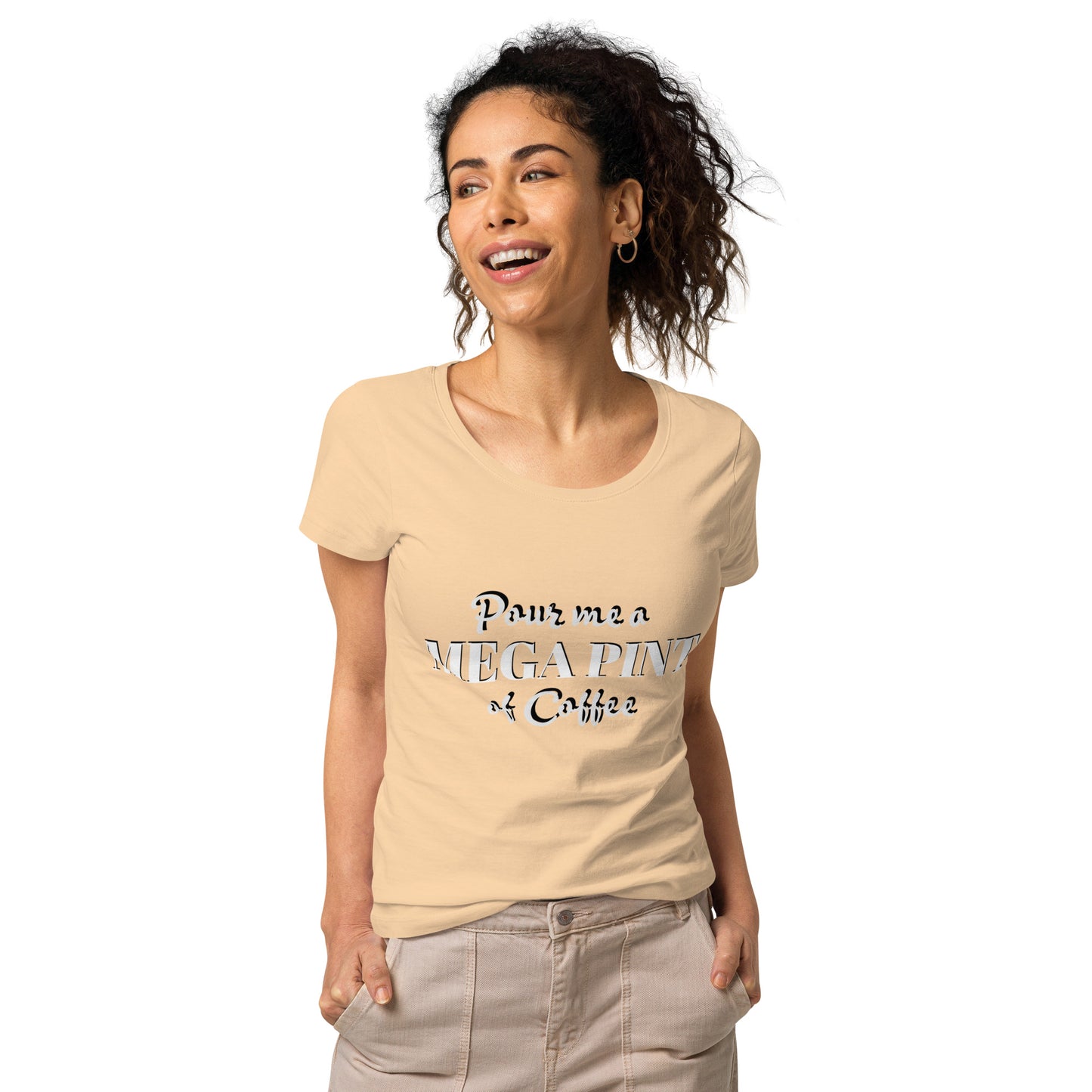 Camiseta básica orgánica de mujer Mega Pint