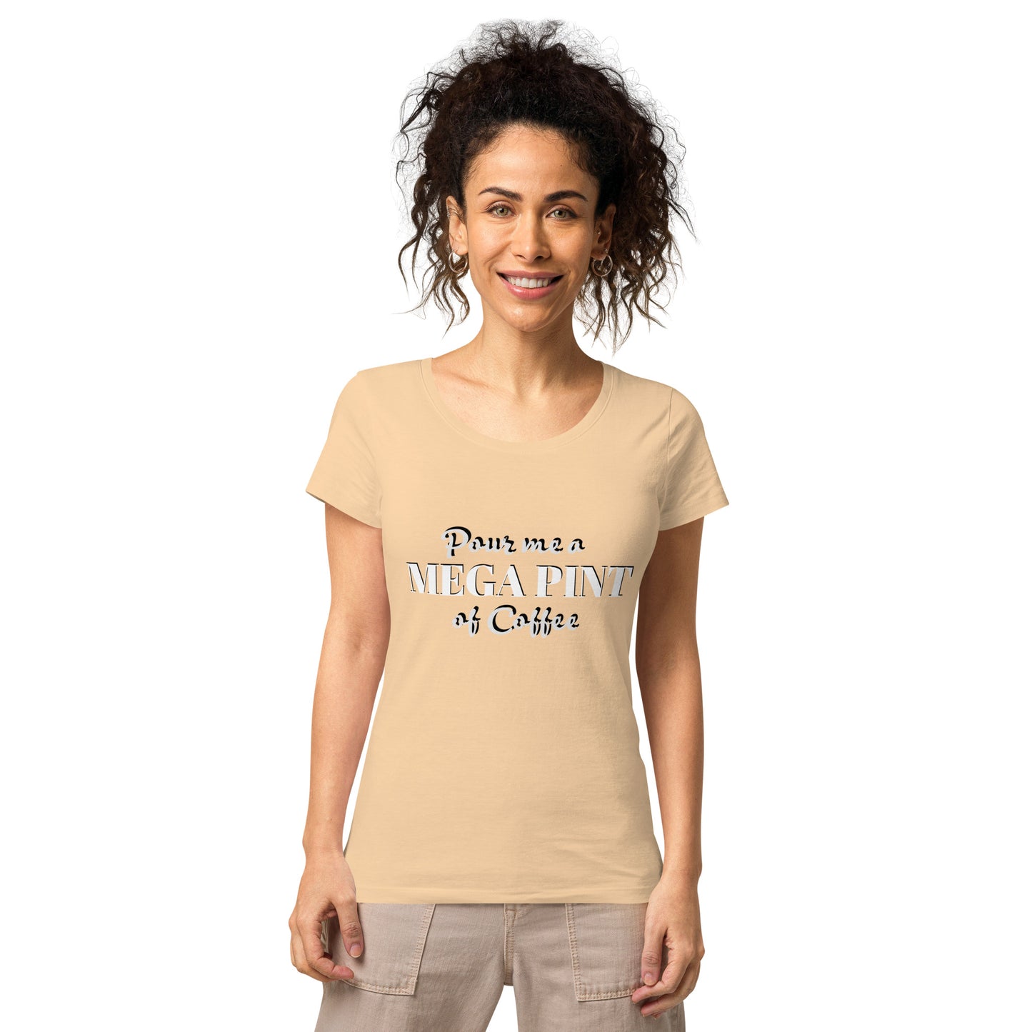 Camiseta básica orgánica de mujer Mega Pint