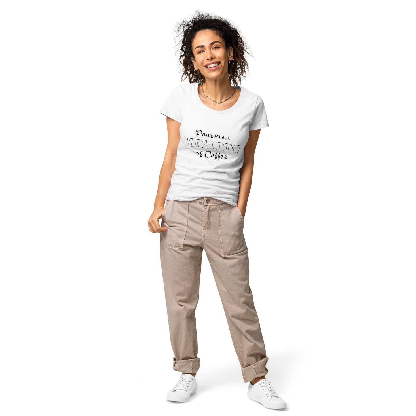 Mega Pint Women’s basic organic t-shirt