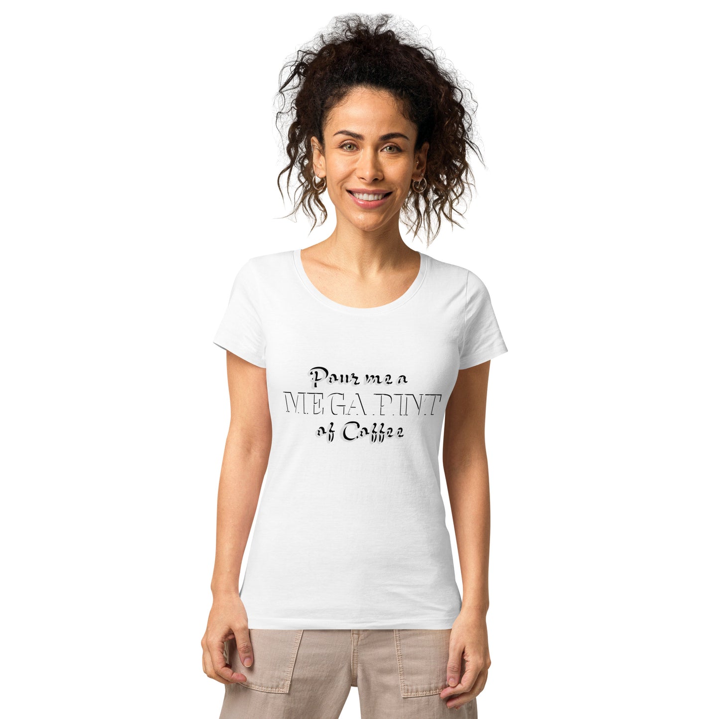 Camiseta básica orgánica de mujer Mega Pint